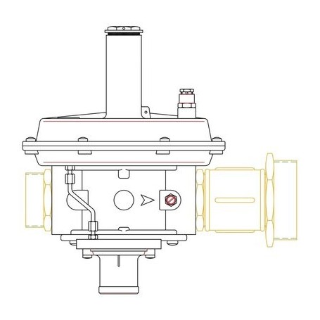 Comprar Regulador Rbl07Z 150 Con Ps: 85÷180 Mbar Montado Para Bg65 Mpa E/S: M 2" X M 3" GM05022 al Mejor Precio