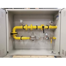 Comprar Armario De Regulación Mpb Fig. I A160Ngbt Pe: 04÷5 Bar Para G160 De Turbina Ps: 22 Mbar Con Seguridad d De Máxima Y Míni