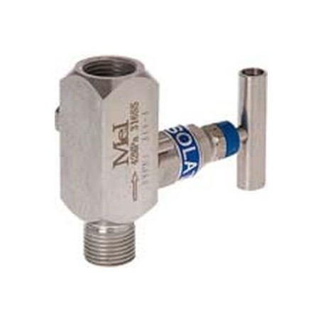 Comprar Manifold 1 Valvula Inox Con Purga M-H 1/2" GN13141 al Mejor Precio