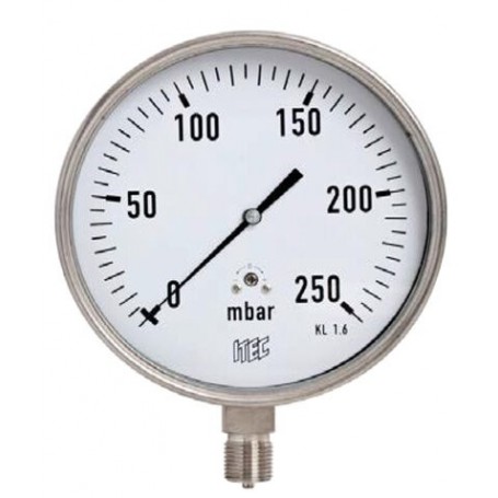 Comprar Ventometro 60 Mm. Vertical 1/4"Gas 0-60 Mbar/ 600 Mmh2O Kl16% GN16001 al Mejor Precio