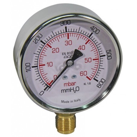 Comprar Ventometro Sitem Clase 16 Diam. 100 60Mbar./600Mmh2O 1/2" GN16045 al Mejor Precio