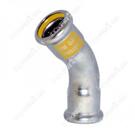 Comprar Curva Inoxidablee Pressfitting Pres-Gas 45º Hh 88 GN23029 al Mejor Precio