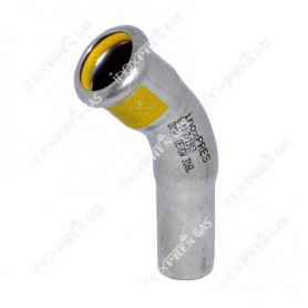 Comprar Curva Inoxidablee Pressfitting Pres-Gas 45º Hm 108 GN23040 al Mejor Precio
