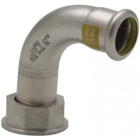 Comprar Racor Inoxidablee Pressfitting 90º 2 Piezas Precintable Ø22-7/8" Gas GN23252 al Mejor Precio