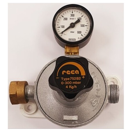 Comprar Reductor Reca Mod 752 B-2 T/L 201/20 Regulable 0-300 Mbar GP01164 al Mejor Precio