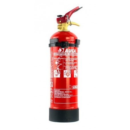 Comprar Extintor Incendios Portatil 1Kg Polvo Abc 8A 34B C Ce Con Soporte MA31001 al Mejor Precio