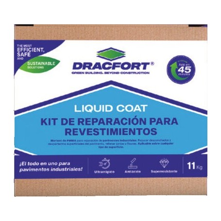 Comprar Kit De Mortero Liquido Para Reparacion De Pavimentos Industriales Frigoríficos Y Sanitarios Dracfort Liquid Coat PF10092