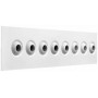 Comprar Kis-Ar 1X700 (Pm) Difusor Lineal Con Microtoberas Lacado Blanco Y Puente Montaje RB83054 al Mejor Precio