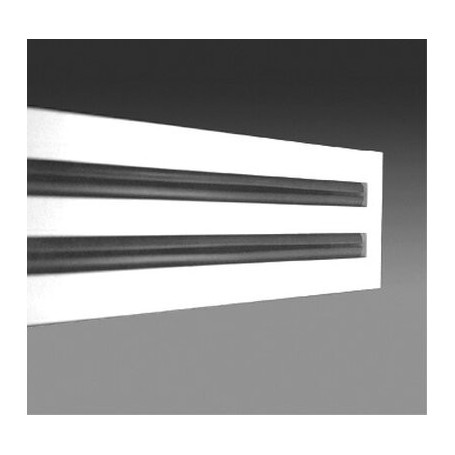 Comprar Lsd-Int + Plsd-R 4X1000 Conjunto Difusor Lineal Intermedio Acabado Aa -Anodizado Plata Mate- Con Plenum Con Regulacion R