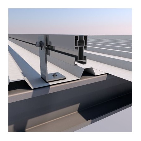 Comprar Estructura Cubierta Inclinada Angular Con Orificio M8 Módulos Hasta 1048Mm - 1 Fila 2/Ci SF05102 al Mejor Precio