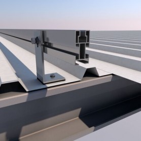 Comprar Estructura Cubierta Inclinada Angular Con Orificio M8 Módulos Hasta 1135Mm - 1 Fila 10/Ci SF05120 al Mejor Precio