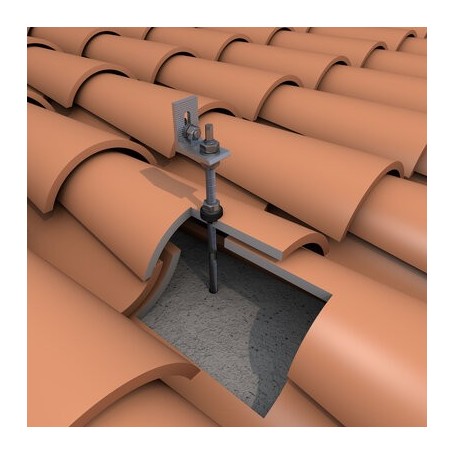 Comprar Estructura Cubierta Inclinada Angular Con Varilla Roscada M10/250 Módulos Hasta 1135Mm - 1 Fila 7/Ci SF05137 al Mejor Pr