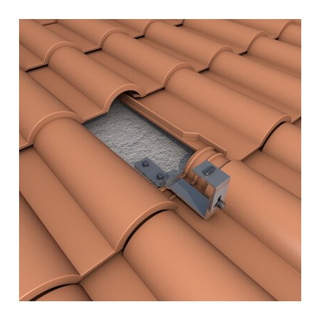 Comprar Estructura Cubierta Inclinada Con Salvateja Módulos Hasta 1048Mm - 1 Fila 1/Ci SF05141 al Mejor Precio