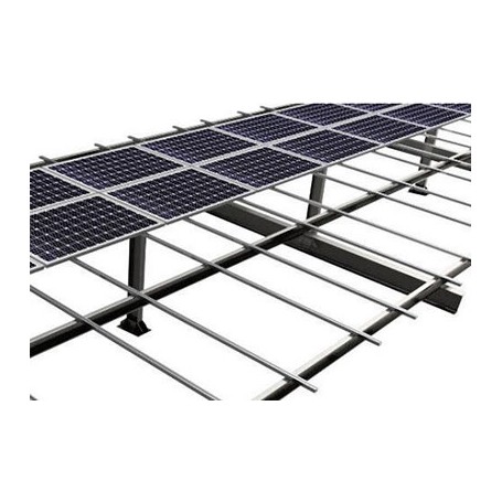 Comprar Pérgola Basic E-Carpot Park Sur Modular 2 Plazas 5000X5600 Soporte Sobre Correas SF05300 al Mejor Precio