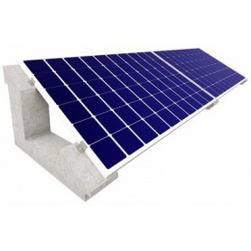 Comprar Estructura Hormigón Escobloc Cubierta Plana 20º Para 3 Módulos Horizontal - 1F/3 Cp 4 Bloques SF05503 al Mejor Precio