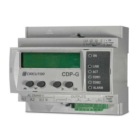 Comprar E52001 Cdp-G Circutor Controlador Dinámico De Potencia Con Gestion De La Demanda SF30102 al Mejor Precio