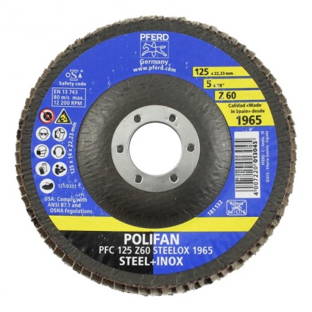 Comprar Disco Polifan 125-60 Laminado Circonio 17126 Caballito al Mejor Precio