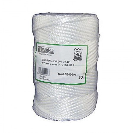 Comprar Cuerda Nylon Mate 5 Mm Blanca R-200Mt 95015  al Mejor Precio
