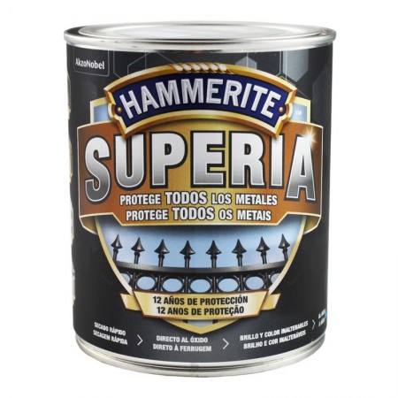 Comprar Superia Mate Gris 0.750 L 36435 Hammerite al Mejor Precio