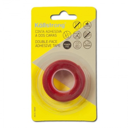 Comprar Cinta Adhesiva 2 Caras C/ Malla 1,9X150 Transparente C/10 220081 Kallstrong al Mejor Precio