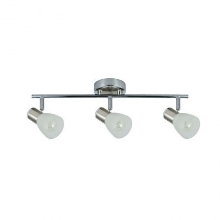 Comprar Foco Regleta Cholo 3Xe14 Cromo/Niquel Recto 230605 Fabrilamp al Mejor Precio