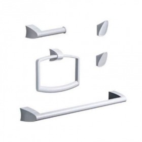 Comprar Accesorios Baño Cool Blanco 5 Piezas Estuche Tatay 238023 al Mejor Precio