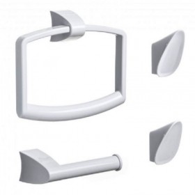 Comprar Accesorios Baño Smart Blanco 4 Piezas Estuche Tatay 238039 al Mejor Precio