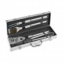 Comprar Accesorios Barbacoa 4 Piezas Inoxidable Maletin Bbq 050106 al Mejor Precio