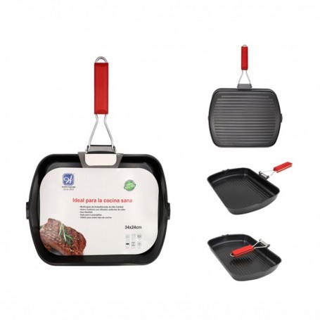 Comprar Asador Grill Plegable 34X24 Cm Happyfriends 030095 al Mejor Precio
