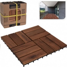 Comprar Baldosas Madera 30X30 Cm 9 Piezas Lote 9 Progarden 017000 al Mejor Precio