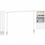 Comprar Barra Extensible Mesa 135/250 Cm Importacion 206625 al Mejor Precio
