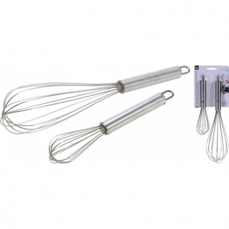 Comprar Batidores Inoxidables 2 Piezas Blister 2 Excellent 172039 al Mejor Precio
