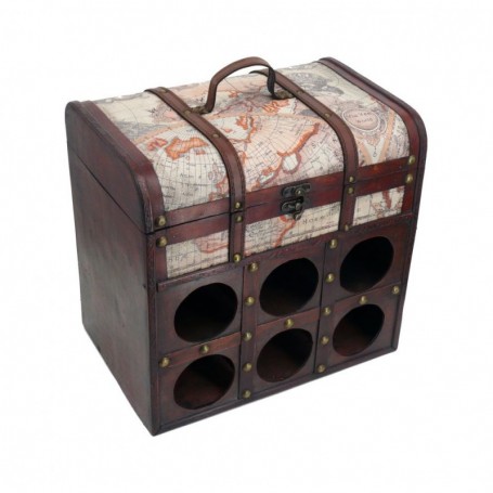 Comprar Baul Botellero Piel 6 Botellas Fedor 145047 al Mejor Precio