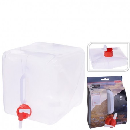 Comprar Bidon Grifo Plegable Cuadrado 5 Litros Redcliff 020198 al Mejor Precio