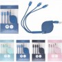 Comprar Cable Retractil Usb Type-C/Microusb/Ios Blister Importacion 806000 al Mejor Precio