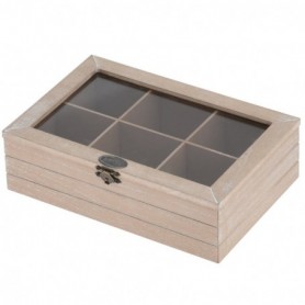 Comprar Caja Te Madera 6 Huecos 24X16 Cm Excellent 024080 al Mejor Precio