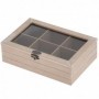 Comprar Caja Te Madera 6 Huecos 24X16 Cm Excellent 024080 al Mejor Precio