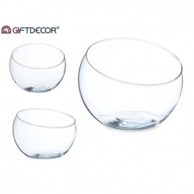 Comprar Centro Cortado Vidrio 50,5X25,5X22 Cm Giftdecor 020501 al Mejor Precio