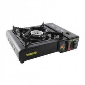 Comprar Cocina Hornillo Gas Cartucho Negra Wurko 027007 al Mejor Precio