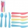 Comprar Cuberteria Plastico Colores 18 Piezas Excellent 020465 al Mejor Precio