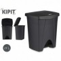 Comprar Cubo Pedal 25 Litros Antracita Kipit 031184 al Mejor Precio