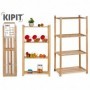 Comprar Estanteria Madera Ancha 4 Baldas Kipit 017083 al Mejor Precio