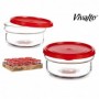 Comprar Fiambrera Vidrio 415 Cl 12X6 Cm Vivalto 020488 al Mejor Precio