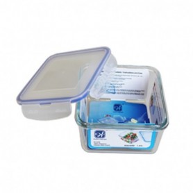 Comprar Fiambrera Vidrio Sin Valvula 17,6X17,6X6,8 Cm 719 Happyfriends 030171 al Mejor Precio