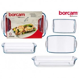 Comprar Fuentes Rectangulares Horno 26+33,6 Cm Lote 2 Borcam 020492 al Mejor Precio