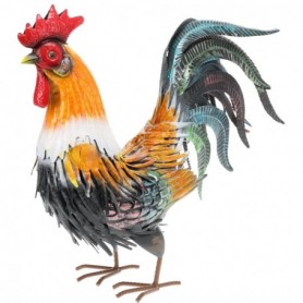 Comprar Gallo Metal 38X13,5X40,5 Cm Importacion 143619 al Mejor Precio