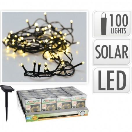 Comprar Guirnalda Solar 100 Luces Calida Progarden 143092 al Mejor Precio
