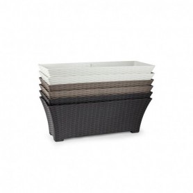 Comprar Jardinera Rattan 67 Cm Wengue Plasticforte 035211 al Mejor Precio