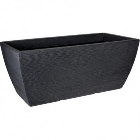 Comprar Jardinera Resina Antracita 80X40 Cm Progarden 144133 al Mejor Precio