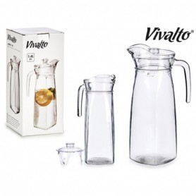 Comprar Jarra Vidrio + Tapa 1,4 Litros Vivalto 020469 al Mejor Precio